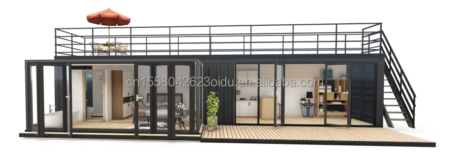 EU CSC Certified Modern Residential Prefabricated Steel Design for Couples in a Shipping Container
