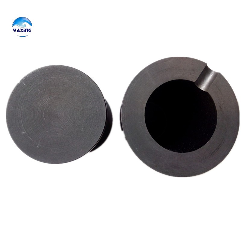 High Purity Pyrolytic Carbon Crucible for Induction Furnace Refractory 3kg 4kg 5kg