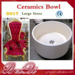 2017 hot sale king throne pedicure chair with round pedicure bowl , Pink spa