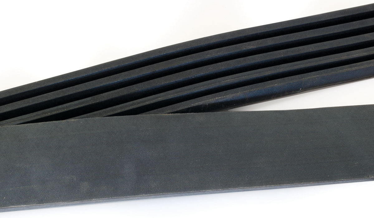 Steel Wire Cord Reinforcement Narrow 17mm Height Wrapped V Belt