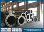 Octagonal Electric Steel Pole , Steel Anti Corrosive power distribution poles