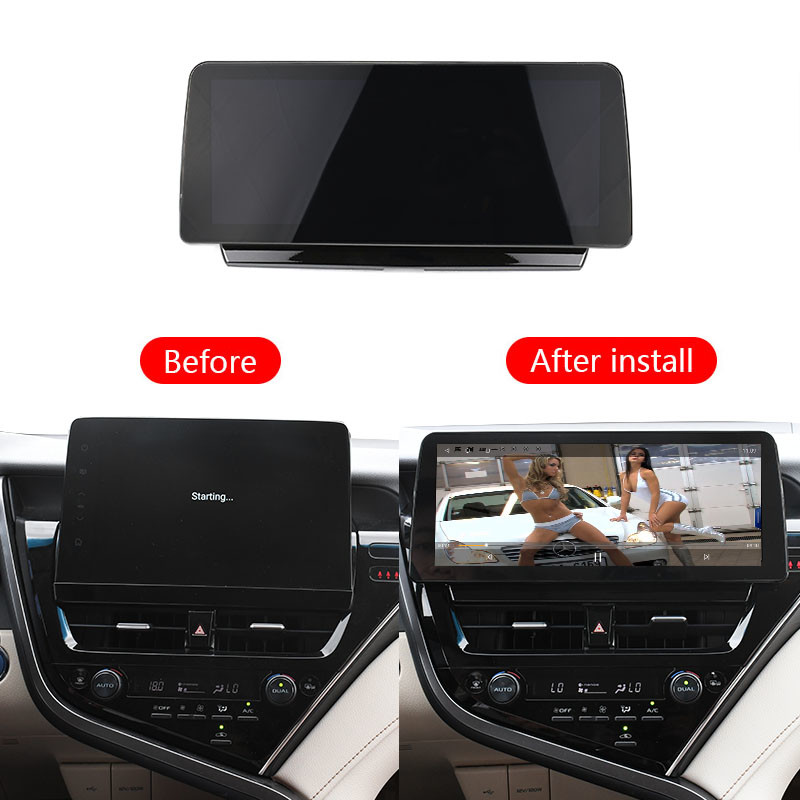 12.3 Inch Toyota Android Radio Toyota Camry 2022 Multimedia Player CarPlay 64GB