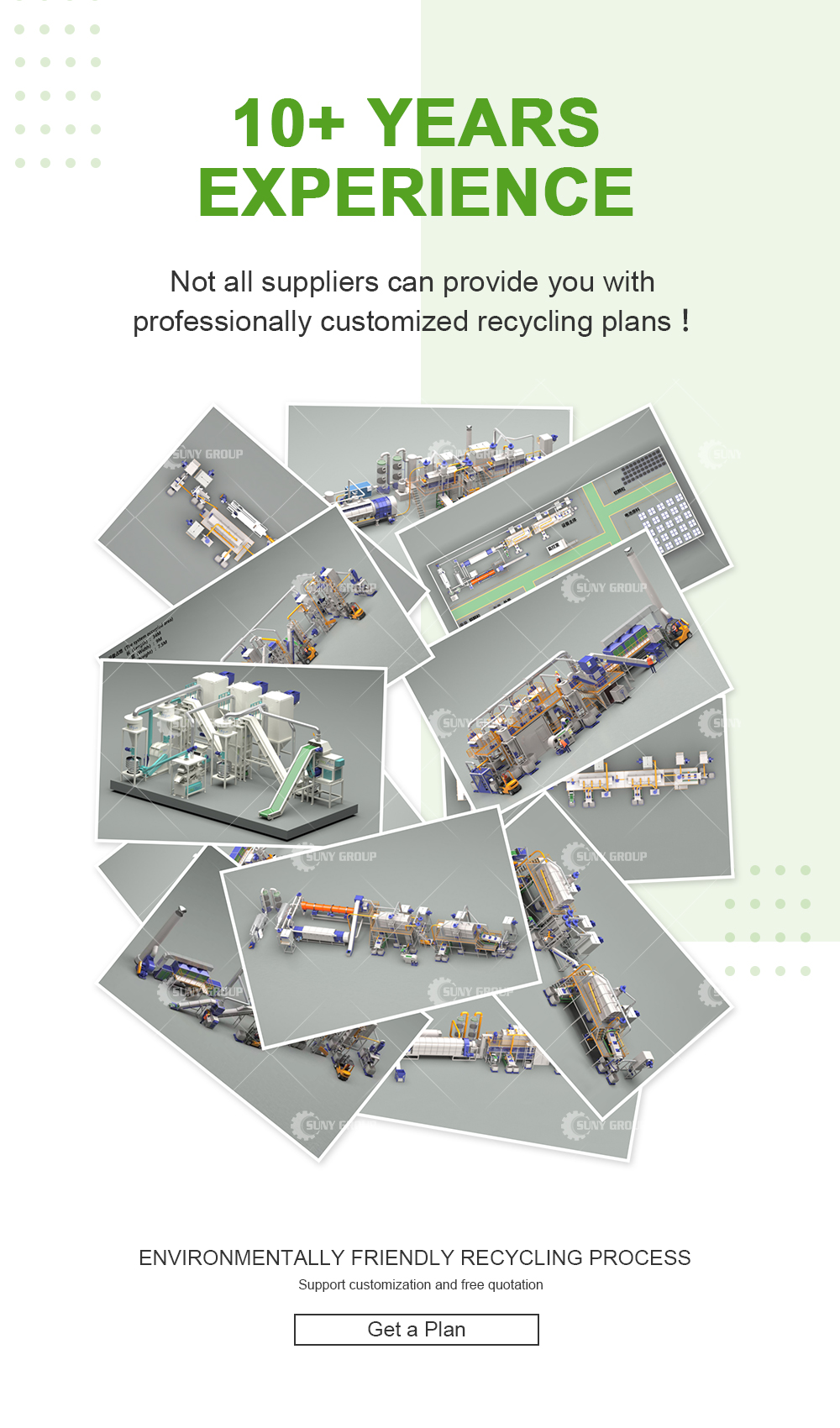 User-Friendly PLC PC Touch Screen Control LIB Recycling Machine for Handphone Battery