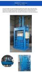 Clothes baler machine