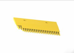 Quality Yellwo Powder Coated Moving Walk Comb For Pallet Plastic Inserts wholesale