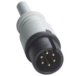 Edan Compatible Direct-Connect ECG Cable and leadwires 6Pin Universal AAMI 3Lead