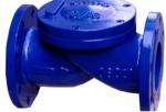 DN250 JIS 10K Swing Check Valve Flanged Non Return Valves , Length 622mm
