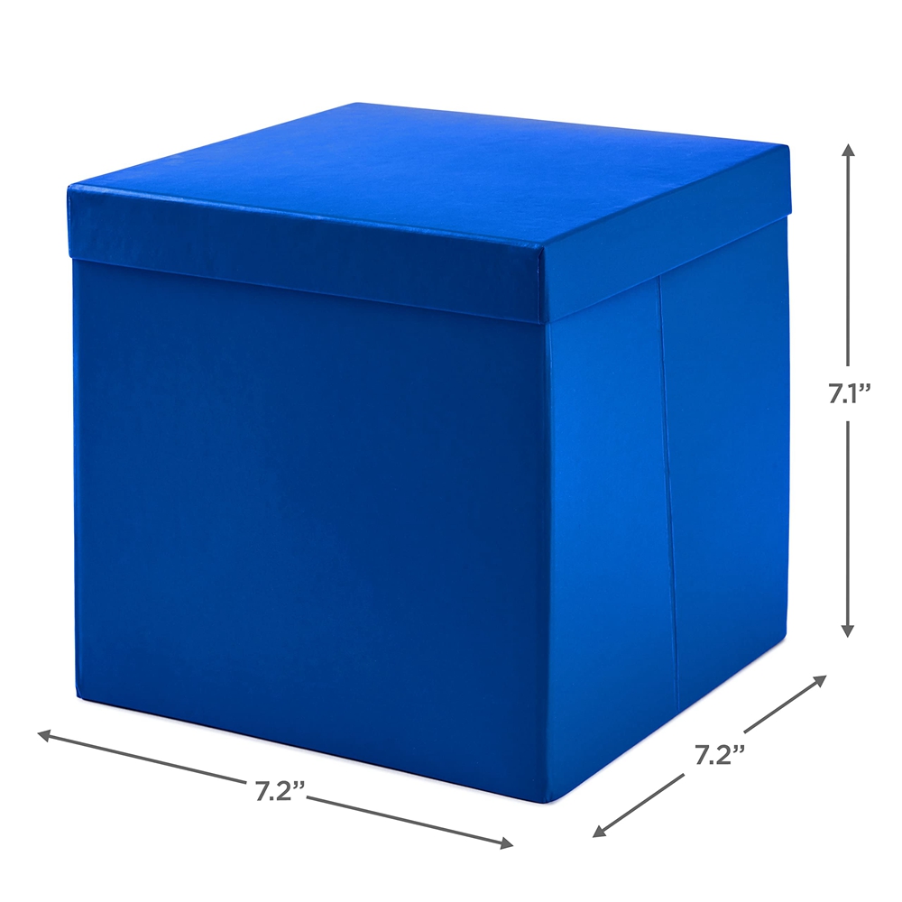 Business Shopping Custom Large Square Paper Boxes with Rigid Lid And Base Design