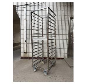 Quality Detachable Bakery Oven Stainless Steel Tray Trolley Polishing wholesale