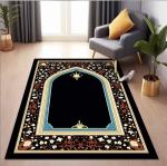 70*110cm Arabic Printed Worship Mat Rectangle National Style Prayer Rug