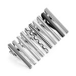 Custom Mens Engraved Tie Clips Logo Stainless Steel Necktie Clip
