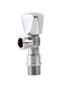 Quality Harmless Chrome Brass Angle Valve PN40 Multi Scene Wear Resistant wholesale