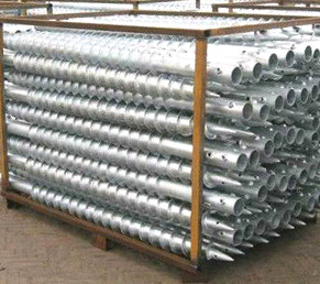 Galvanized Heavy Helical 40Cr Steel Ground Screw Piles 3ft Lead Length