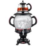 Durable Room Service Equipments Tradition Glass Samovar W / 4.5 LTR Electric