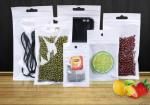 Custom Design Pearl Film Bag Different Size Zipper Plastic Sachet With Own Logo