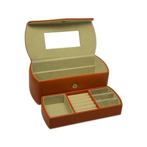 Quality Electroplating Hardware PU Leather Jewelry Storage Box wholesale