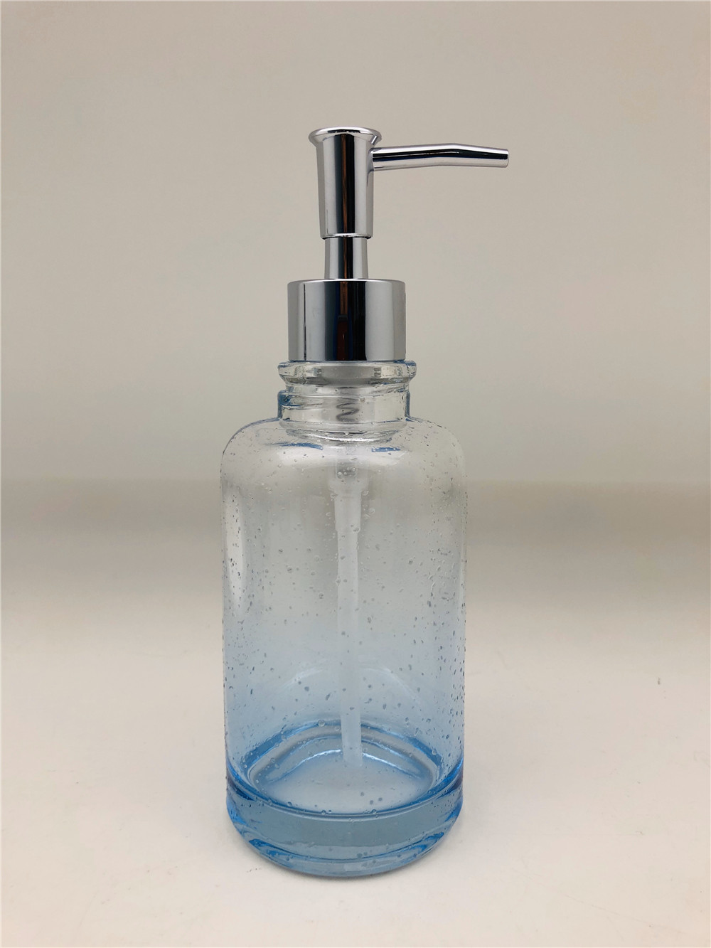 Bubble Effect Glass Bath Accessories Set For Hotel Home In Vintage Style