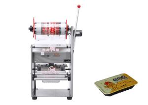 Quality Manual Handpress Semi Automatic Tray Sealing Machine 300W wholesale