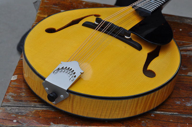 Factory custom Handmade custom advanced 8 strings mandolin electric guitar with ebony fretboard