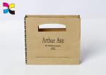Economic Recycled Printed Paper Bags With Lamination / Varnishing Surface