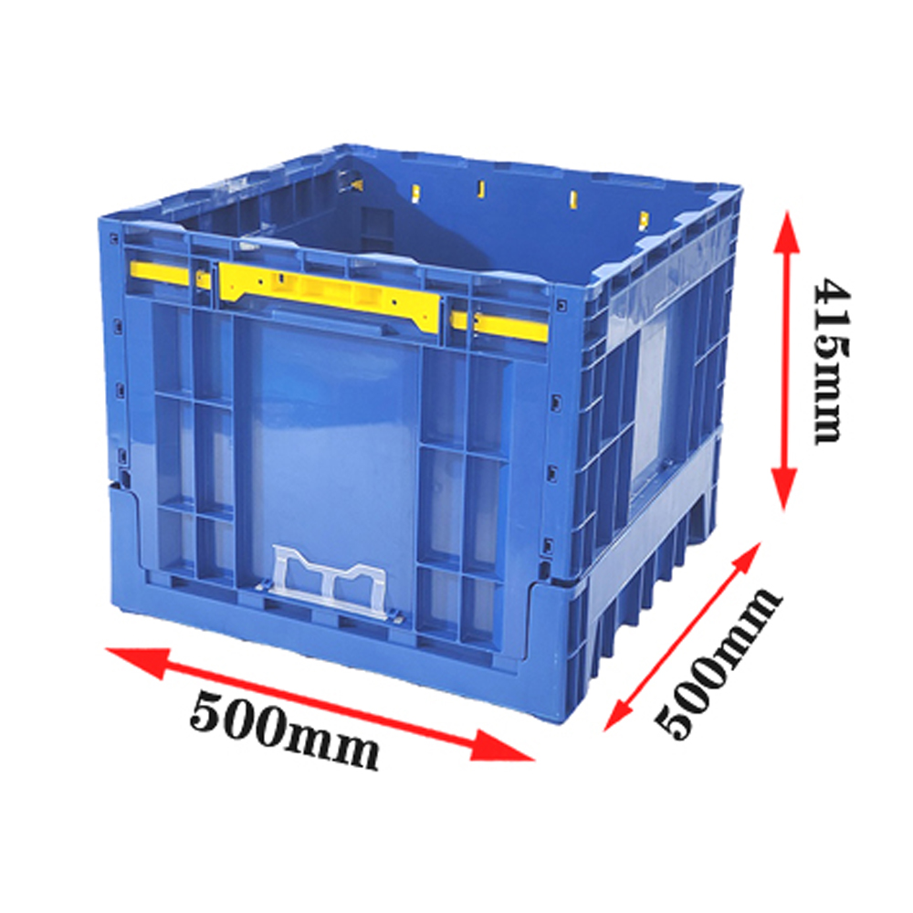 Vegetable Plastic Collapsible Storage Bins Warehouse Storage Logistic Transport