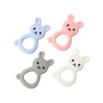 Montessori Silicone Teether Ring , Silicone Teething Toy For Children Newborn