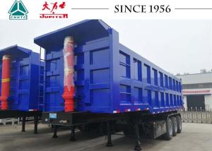 Quality 42 CBM Tipper Truck Trailer , 10 Wheel Dump Truck For Carrying Sand / Stone wholesale