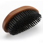 Extension Hair Wave Brush For 540 Wooden Curve Handle Brown Synthetic Fiber
