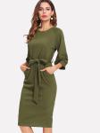 Elegant And Fashion Lady Work Dress