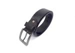 Genuine Cowhide Alloy Buckle 38mm Embossed Leather Belt