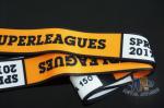 Durable Polyester Sports Award Custom Medals Ribbons , Sublimation Custom