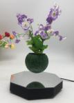 new hexagon magnetic floating levitate bottom air bonsai plant pot