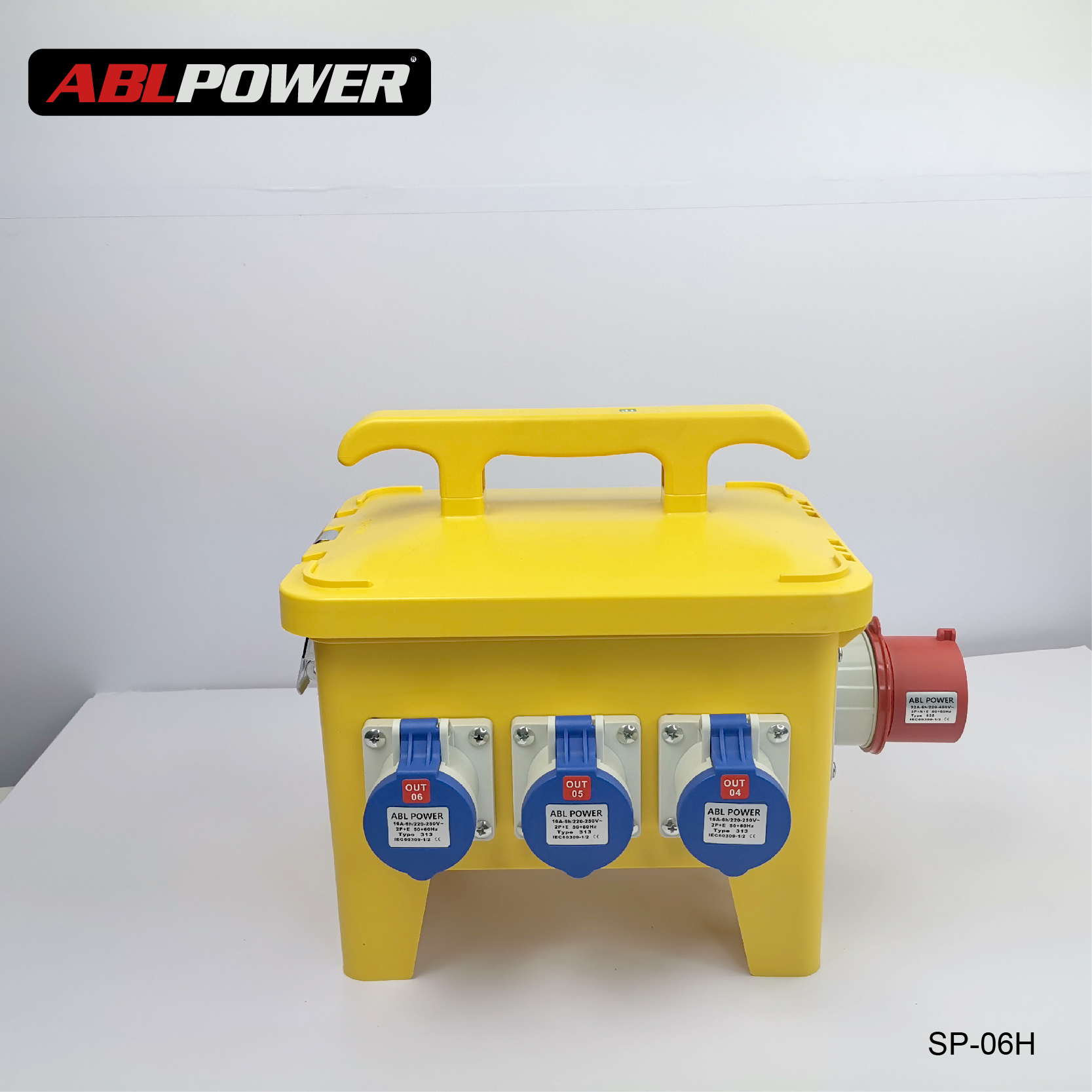 Outdoor 6 Channels Ip65 32A Waterproof Electrical Plug Box