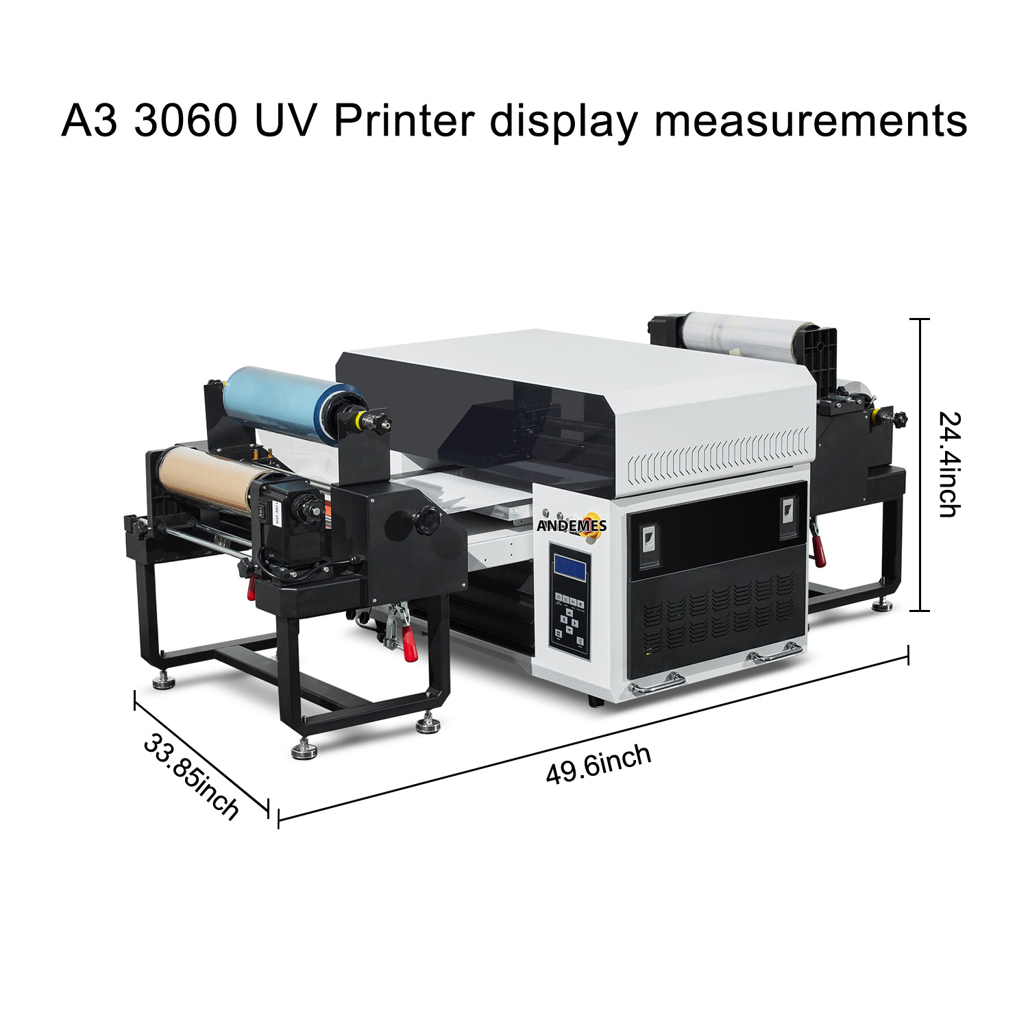 Digital 3060 A3 Uv Flatbed Printer DTF Printer Crystal Label Printer Machine Roll To Roll Printing