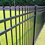 40X40mm Black Aluminum 3 Rail Fence Steel Tube Q195 Q235