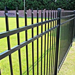 Quality 40X40mm Black Aluminum 3 Rail Fence Steel Tube Q195 Q235 wholesale