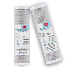 Quality 10 Inch Cto Household Activated Carbon Filter with Max. Operating Pressure 0.4MPa wholesale