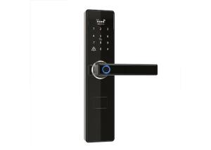 Wifi Remote Control Wooden Sliding Door Lock , Bio Fingerprint Door Lock For Hotel