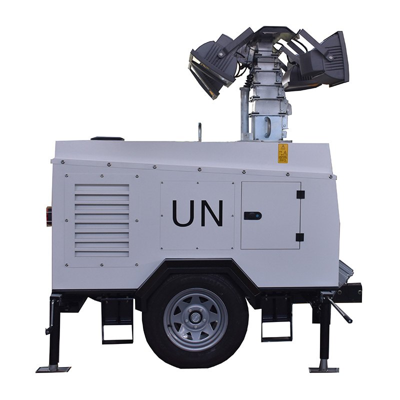 220v 5m Doosan Diesel Generator Light Tower Led 4x350w