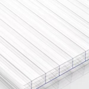 Quality Twinwall Multiwall Transparent PC Sheet , Roofing Material Policarbonato Sheet wholesale