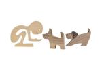 Home Office Wooden Craft Decor Statue Cute Handmade Wooden Figurines Carving
