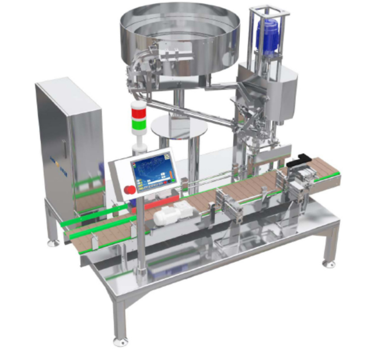 Automatic Single Head Bottle Ropp Capping Machine 1-5L/5-30L Drum 600BPH