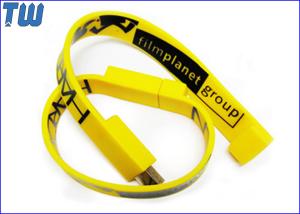 Quality Silicon Bracelet 1GB USB Pen Drive Wristband Colorful Soft Flexible wholesale