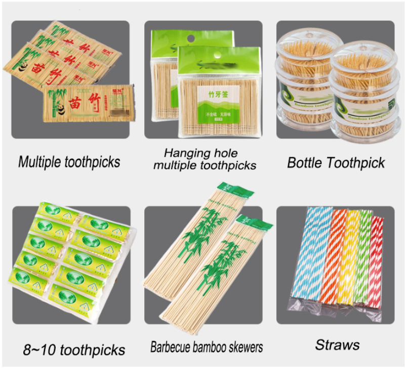OEM Plastic Bottle Machine Toothpick Packing Machine Automatic Filling Packaging
