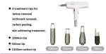 Q Switch Nd YAG Laser Tattoo Removal Machine 1064nm 532nm 1320nm 2 Years