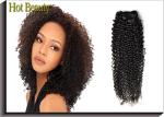 100% Remy Brazilian Wavy Human Hair Extensions Natural Black and Red Color