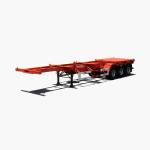 Fuwa Axle 13t Mechinical Suspension 40ft Skeleton Trailer Heavy Duty
