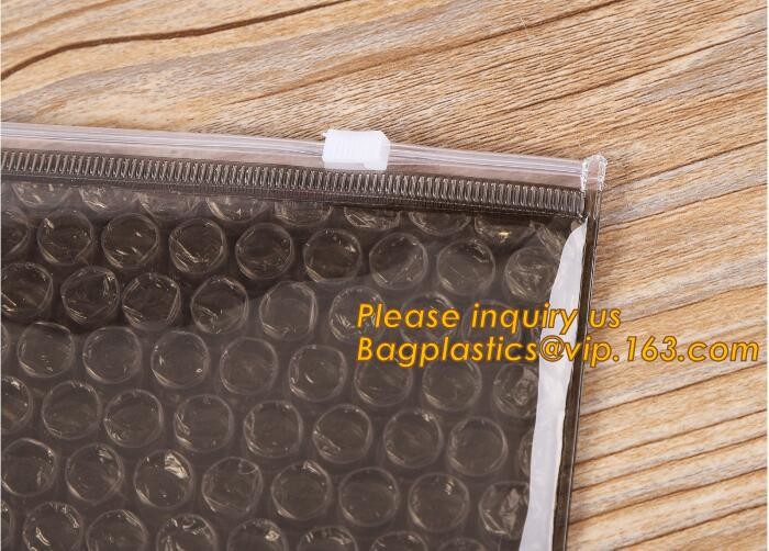 Cosmetic Pink Slider Padded Bag/Silver k Bag With Bubble,Padded Envelopes Cheap Aluminium Foil k Holographic