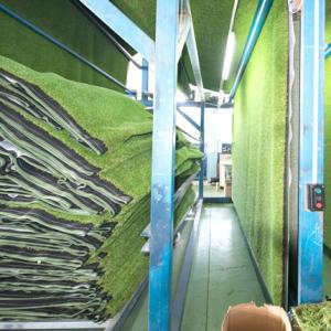 Quality Gym Fake Securing Artificial Soccer Grass Two Layers Material PE Monofilament wholesale