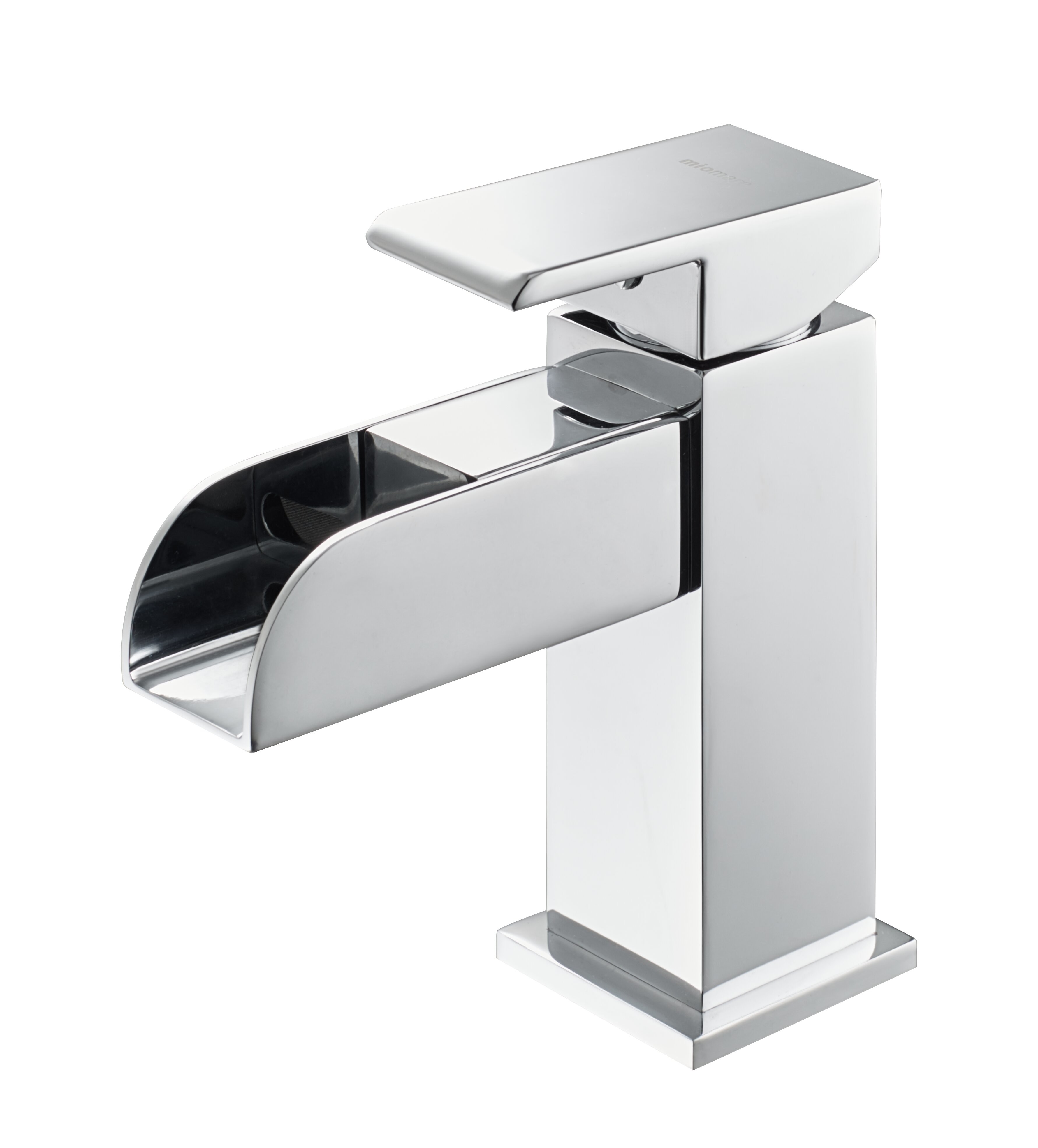 Waterfall Wash Basin Faucet LED light Hot and Cold Water Supply
